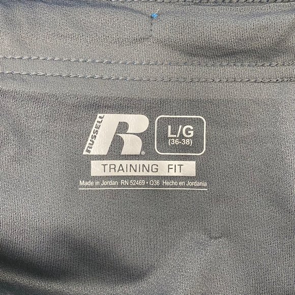 Russell Men's Light Blue Pull String Elastic Waist Training Fit Shorts Size L - Picture 6 of 11